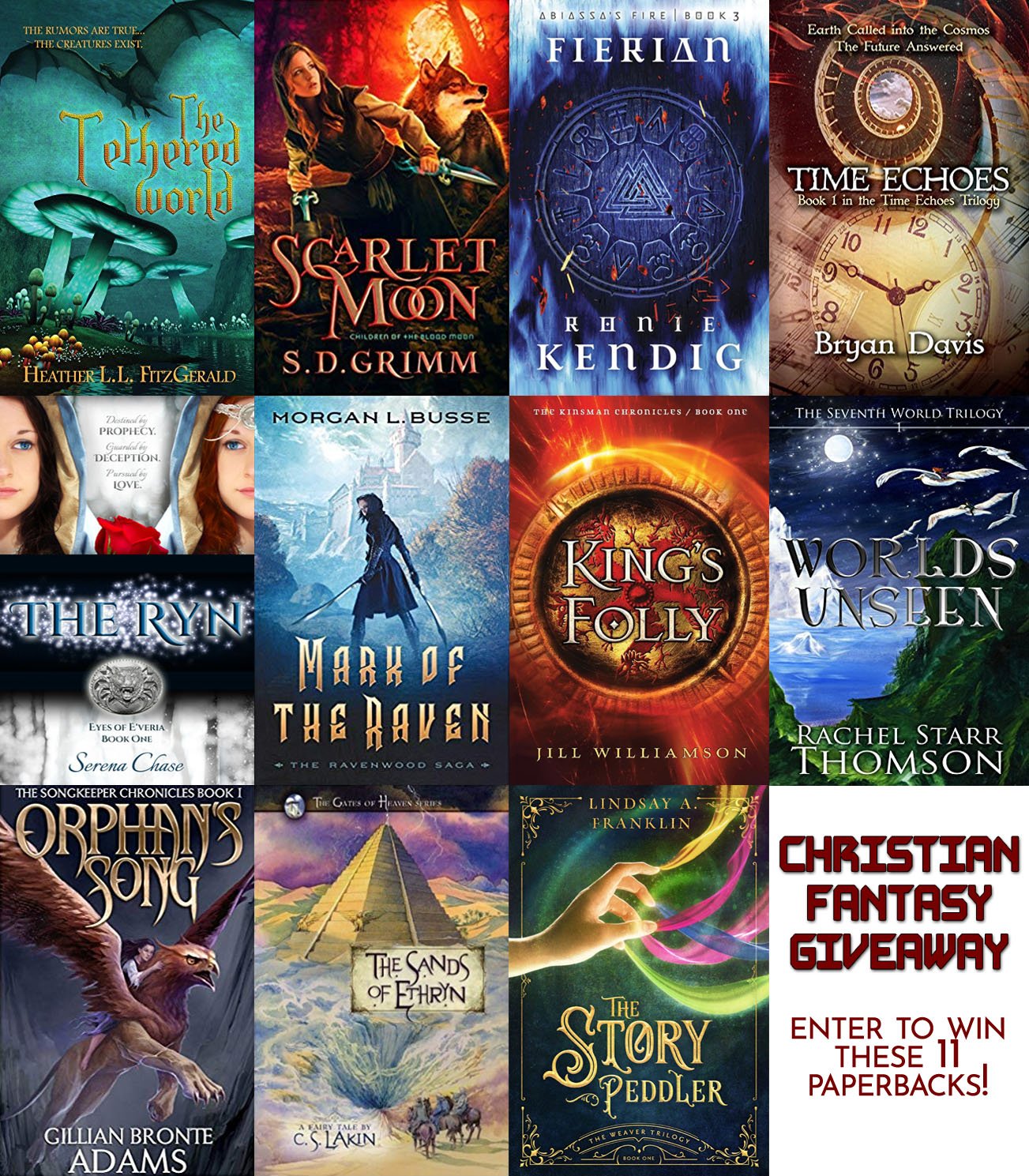 Incredible Christian Fantasy Giveaway: Meet the Authors and Their Books
